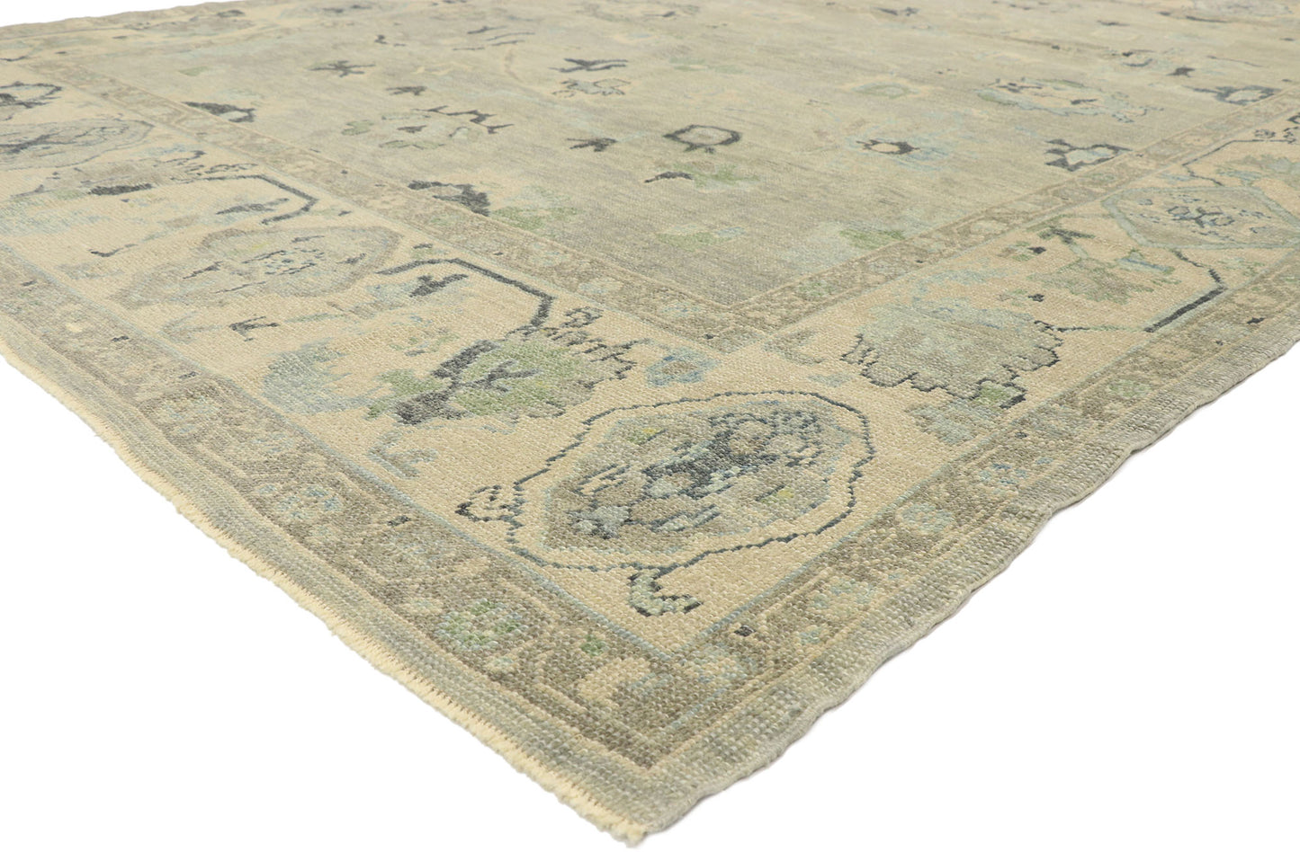 9 x 12 Contemporary Turkish Oushak Rug 52915