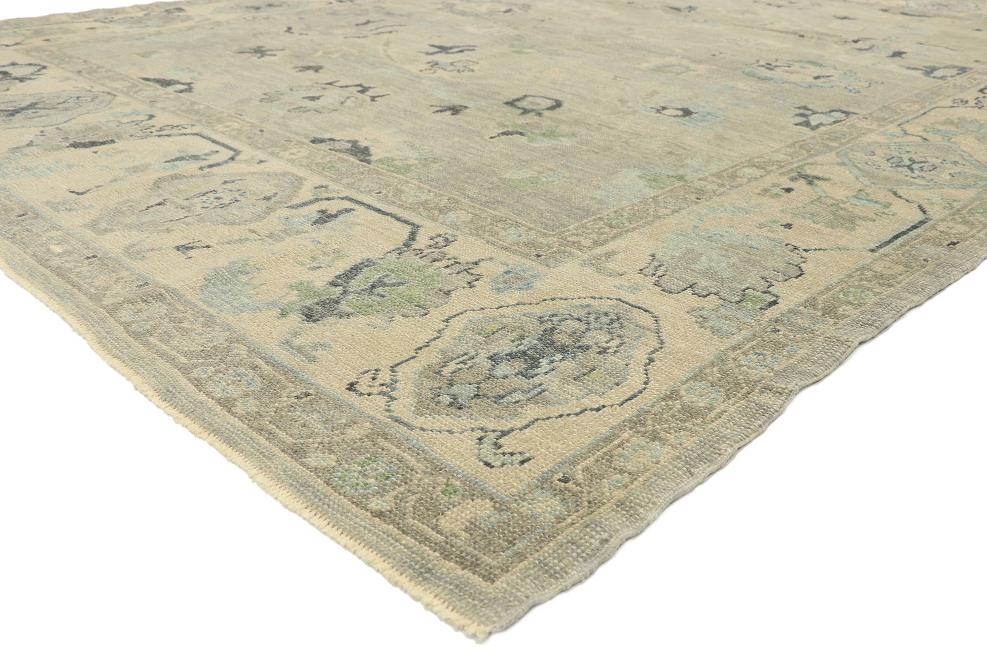 9 x 12 Contemporary Turkish Oushak Rug 52915
