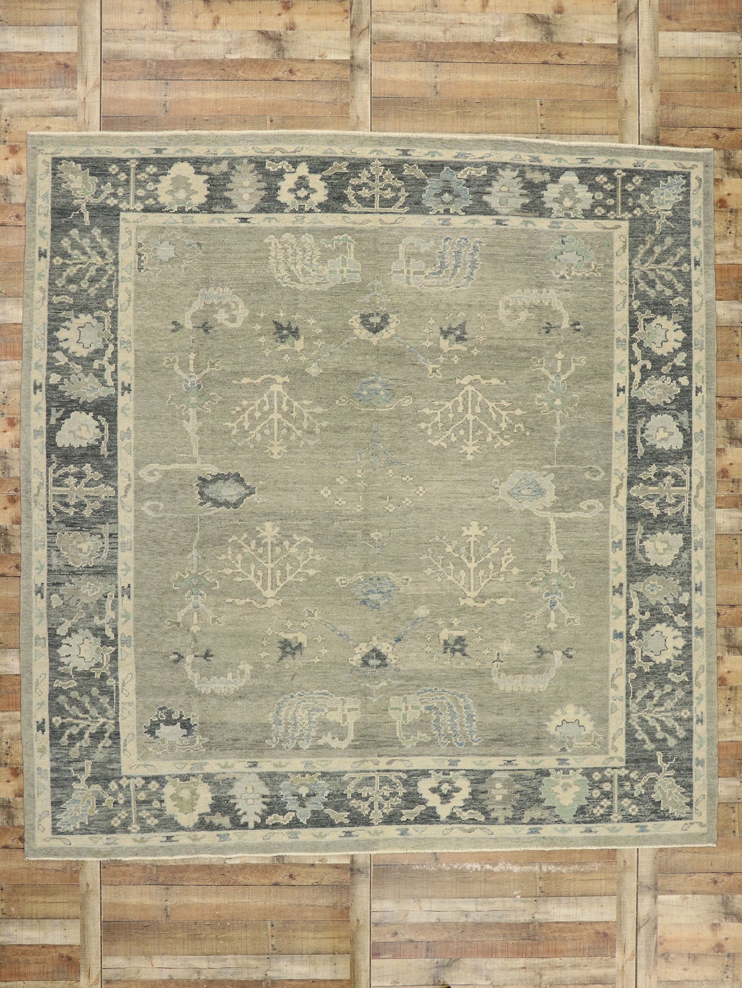 10 x 11 Turkish Oushak Rug 52917