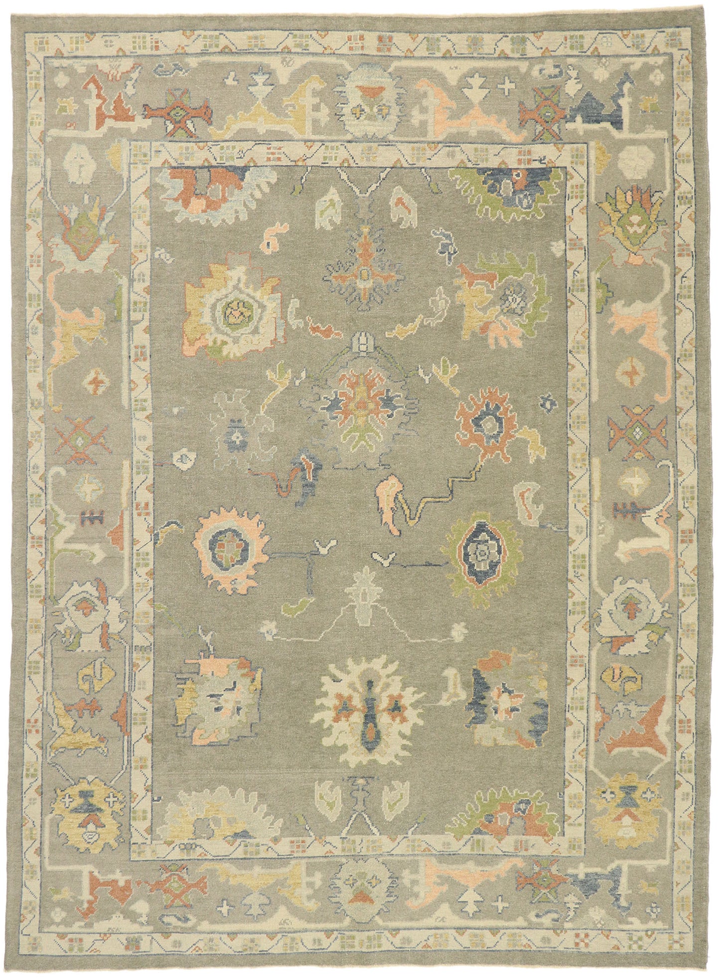 9 x 12 Turkish Oushak Rug 52918