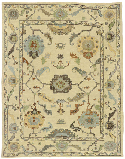 9 x 11 Turkish Oushak Rug 52919