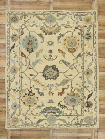 9 x 11 Turkish Oushak Rug 52919