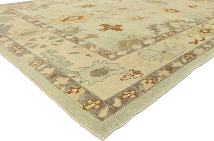 9 x 13 Contemporary Turkish Oushak Rug 52920