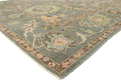 9 x 12 Contemporary Turkish Oushak Rug 52921