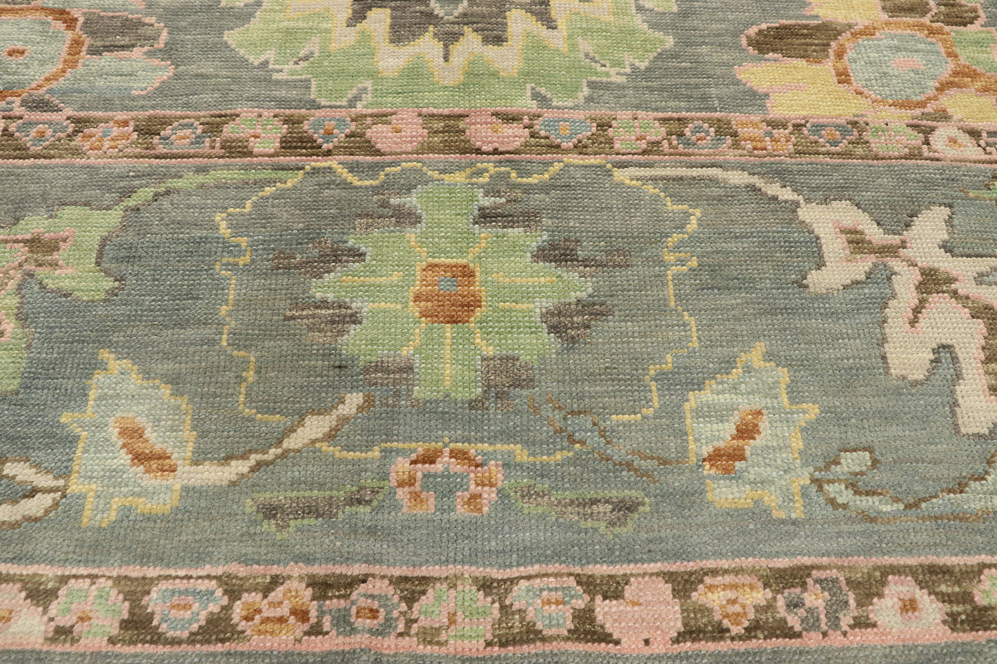 9 x 12 Contemporary Turkish Oushak Rug 52921