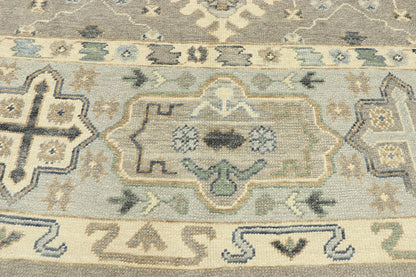 9 x 13 Modern Turkish Oushak Rug 52922