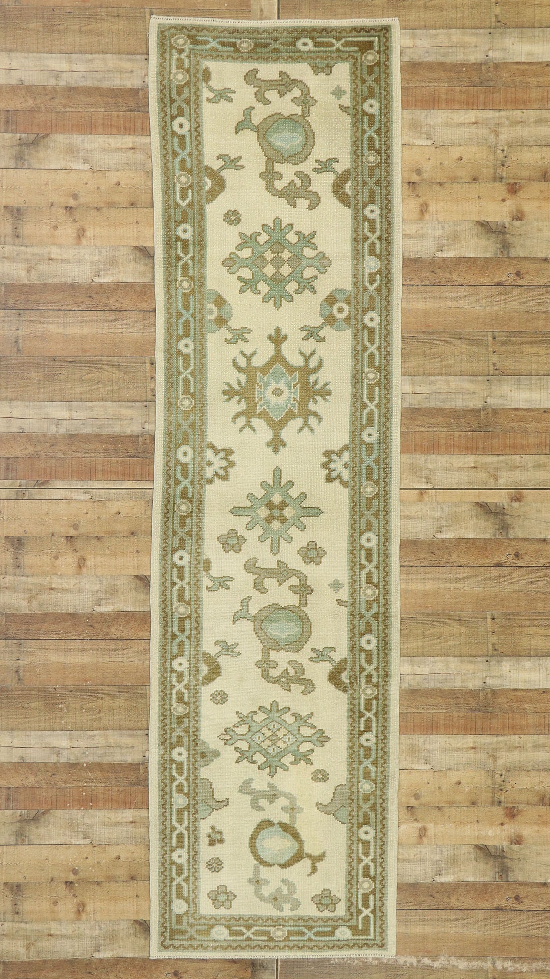 3 x 11 Contemporary Turkish Oushak Runner 52925
