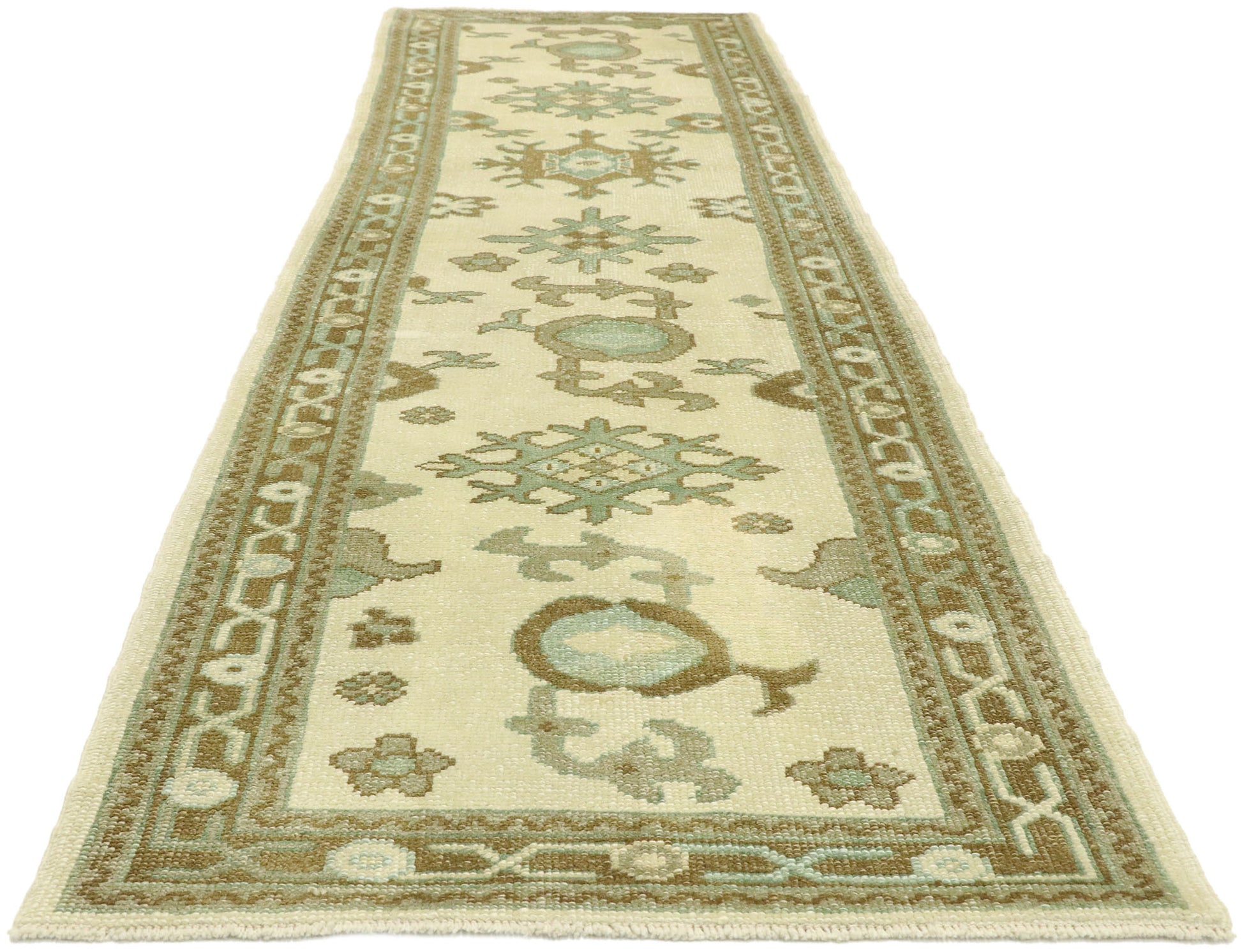 3 x 11 Contemporary Turkish Oushak Runner 52925