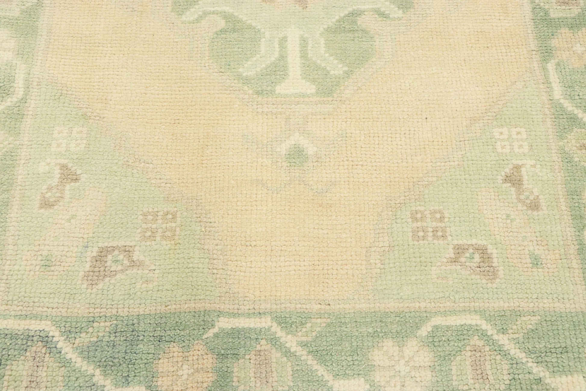 3 x 7 Vintage Turkish Oushak Rug 52928