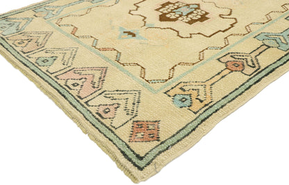 3 x 10 Vintage Turkish Oushak Rug 52930