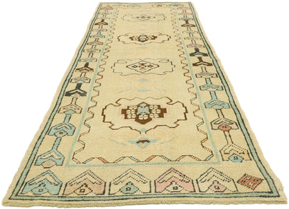 3 x 10 Vintage Turkish Oushak Rug 52930