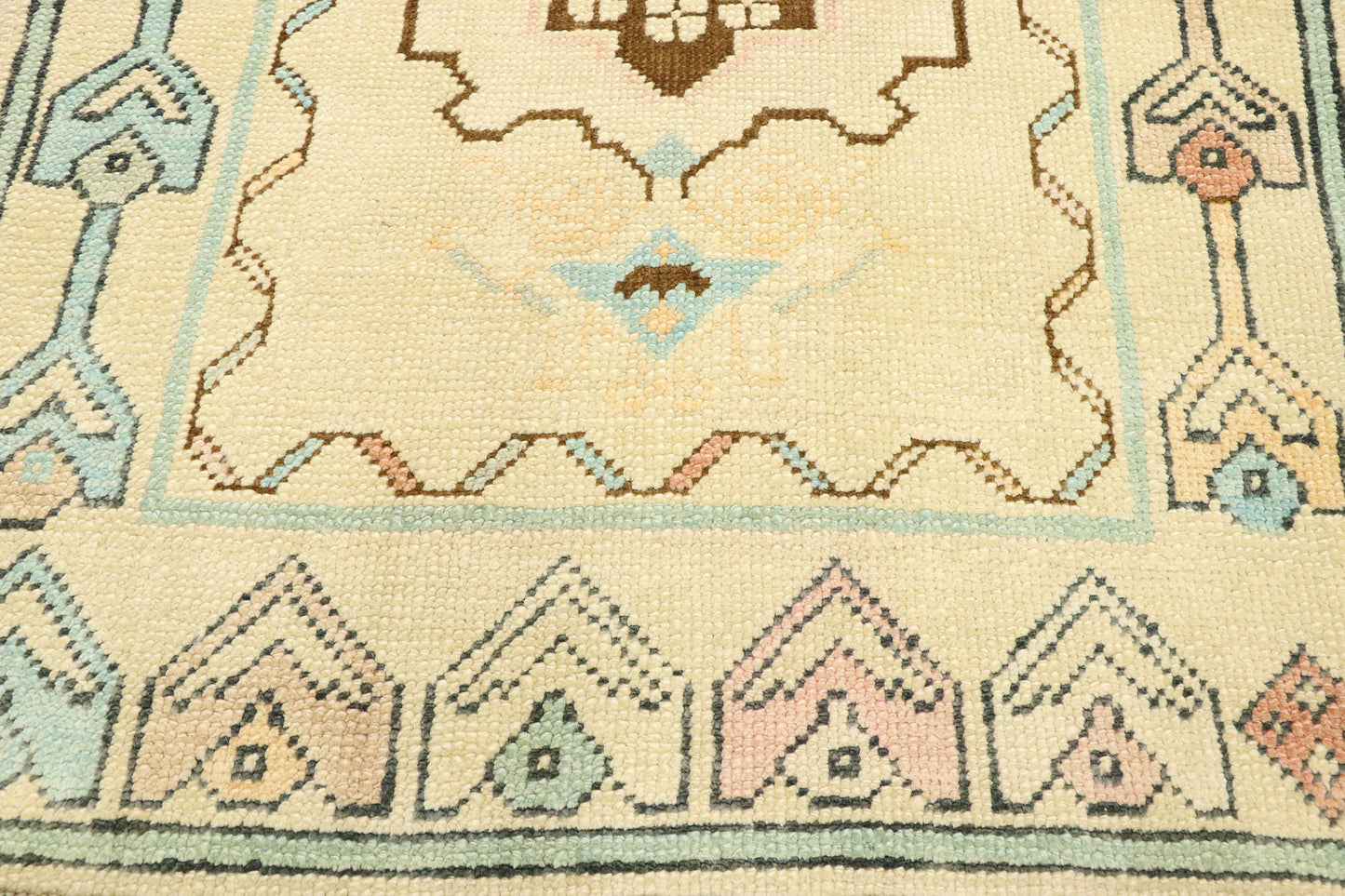 3 x 10 Vintage Turkish Oushak Rug 52930