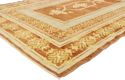 6 x 8 Modern Turkish Oushak Rug 52932