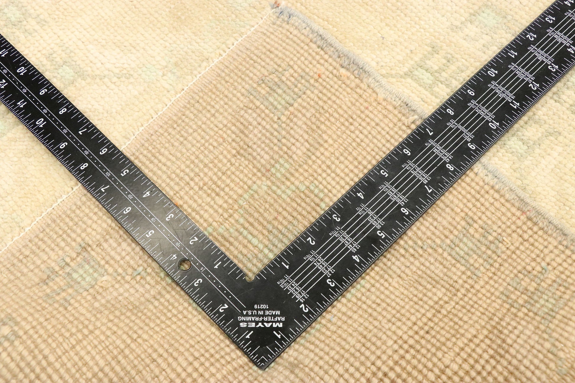 3 x 10 Vintage Turkish Oushak Runner 52935