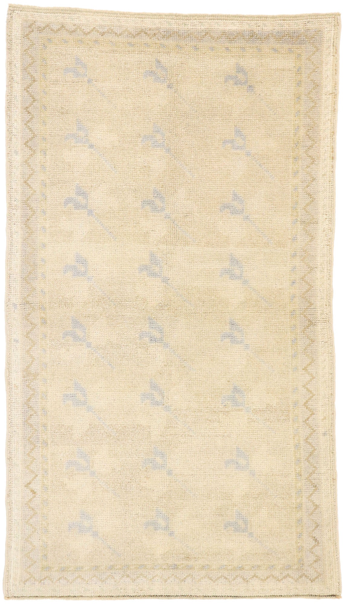 3 x 5 Vintage Turkish Oushak Rug 52936
