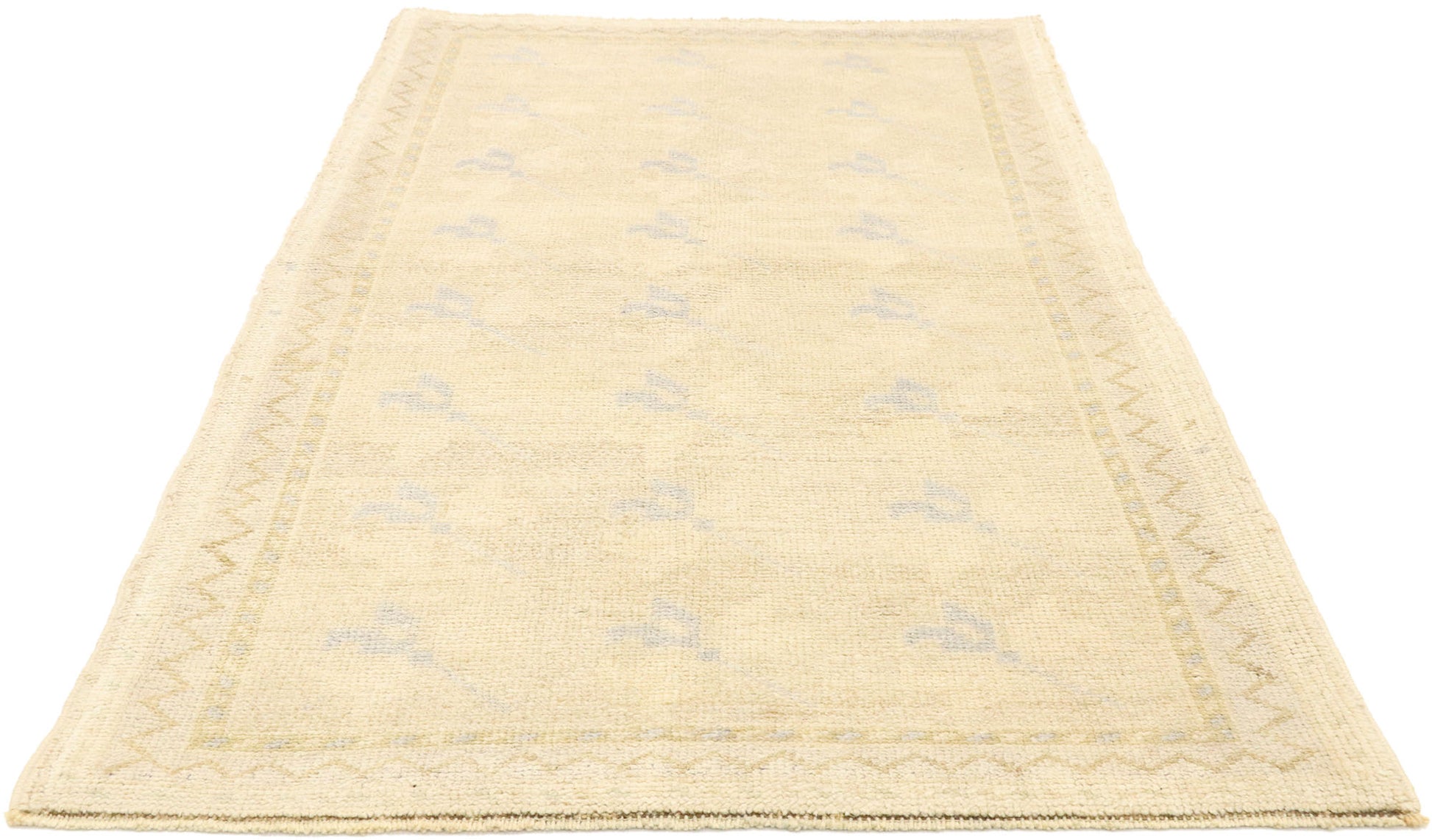 3 x 5 Vintage Turkish Oushak Rug 52936
