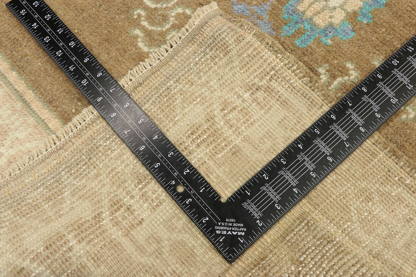 3 x 6 Vintage Turkish Oushak Rug 52937