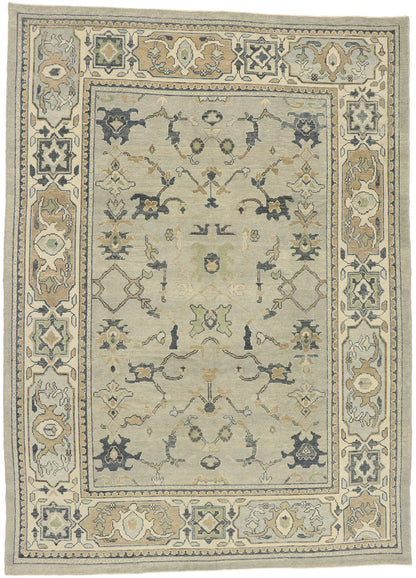 9 x 13 Turkish Oushak Rug 52939