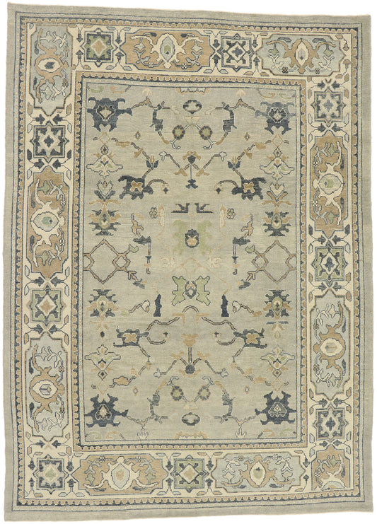 9 x 13 Turkish Oushak Rug 52939