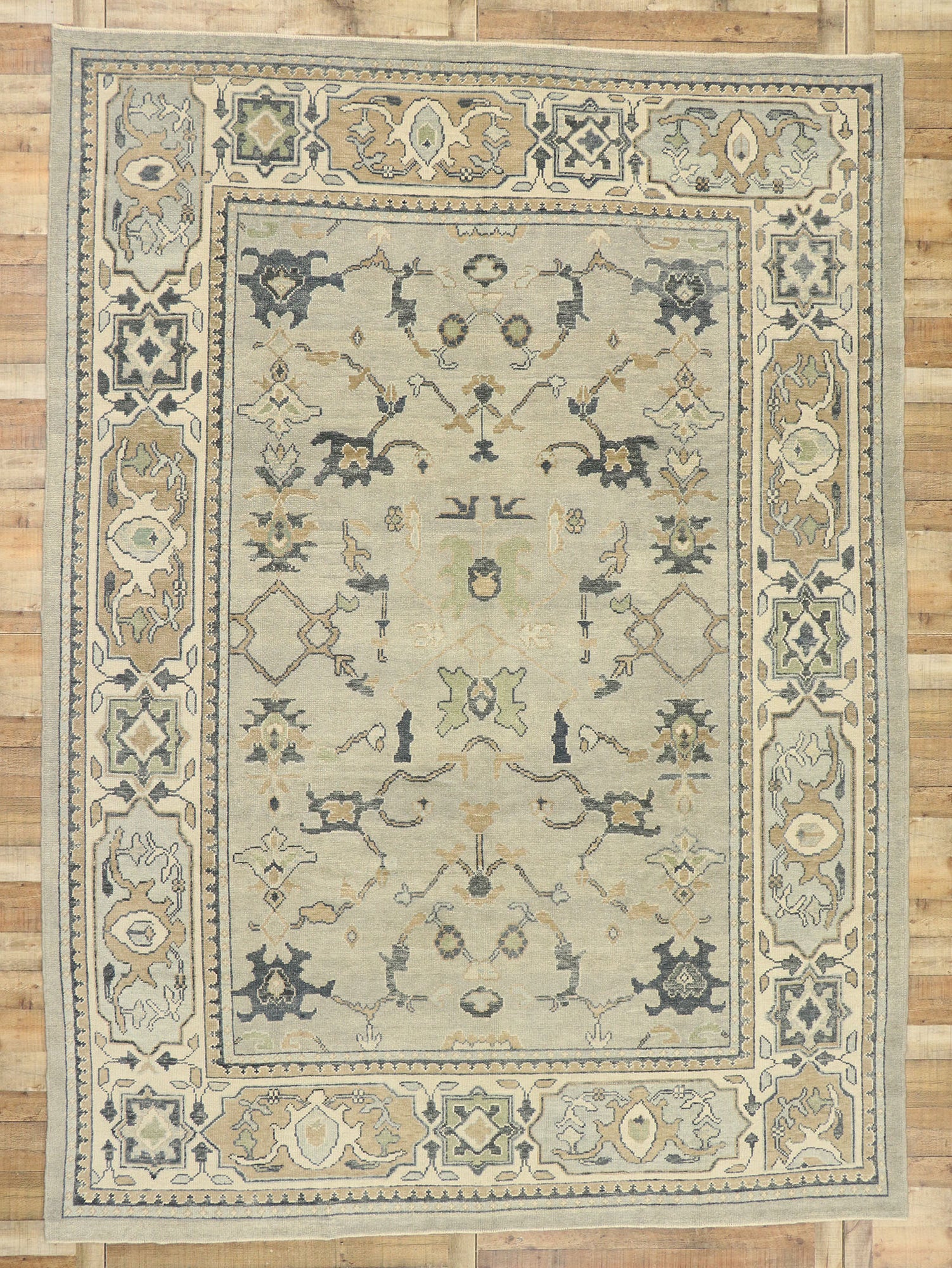 9 x 13 Turkish Oushak Rug 52939