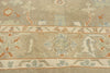 9 x 13 Earth-Tone Turkish Oushak Rug 52943