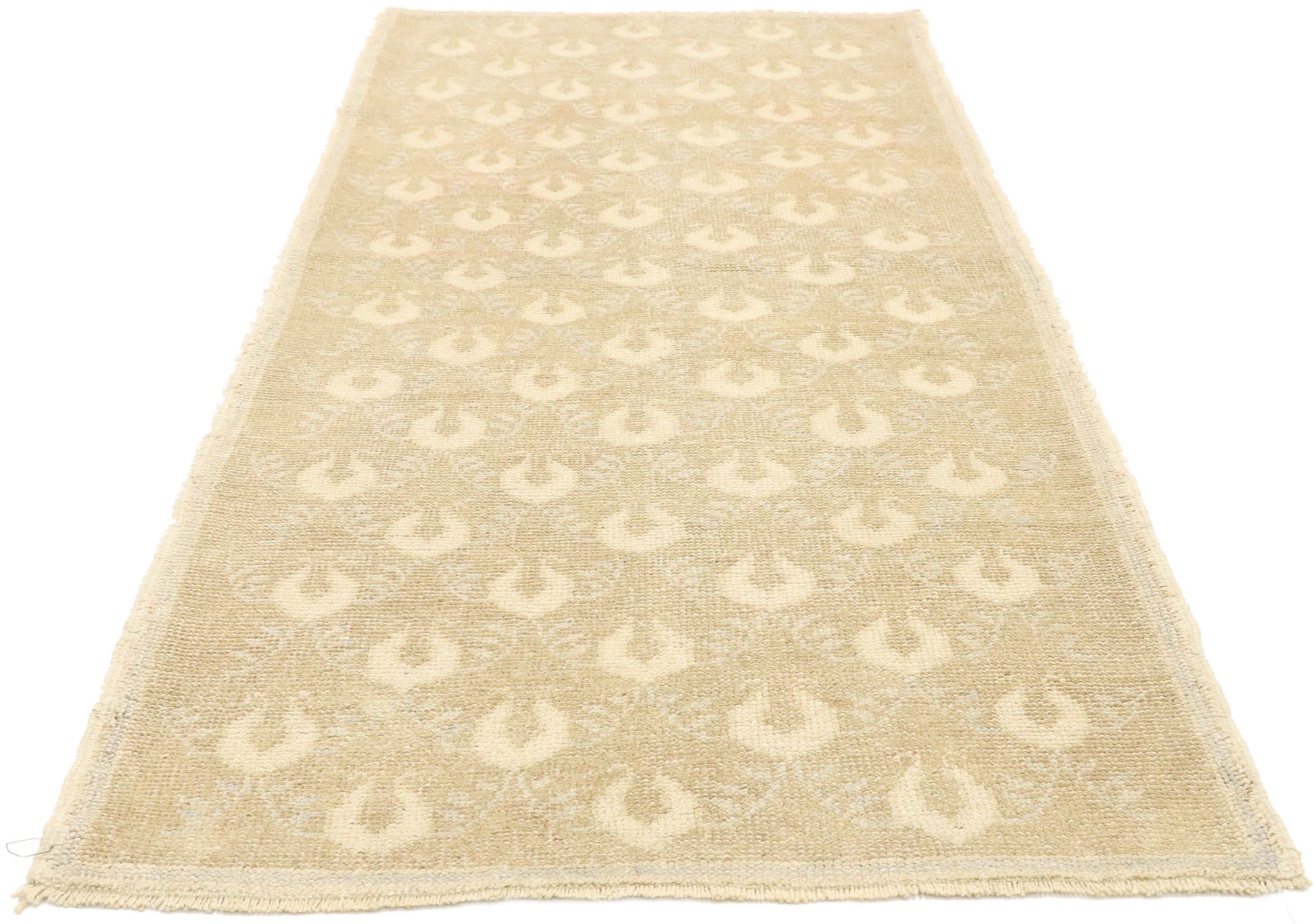 3 x 6 Vintage Turkish Oushak Rug 52945