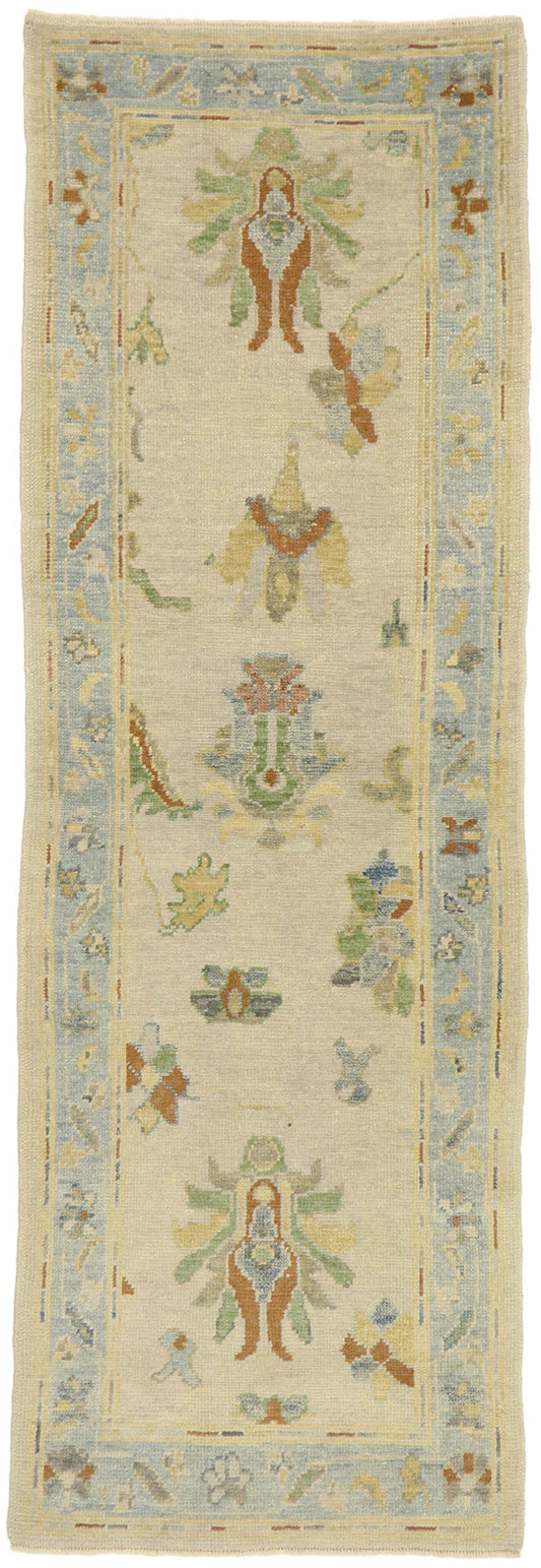 3 x 9 Contemporary Turkish Oushak Runner 52946