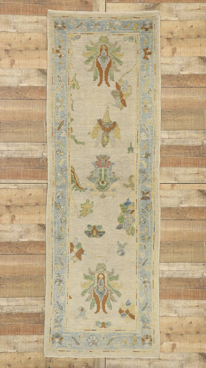 3 x 9 Contemporary Turkish Oushak Runner 52946