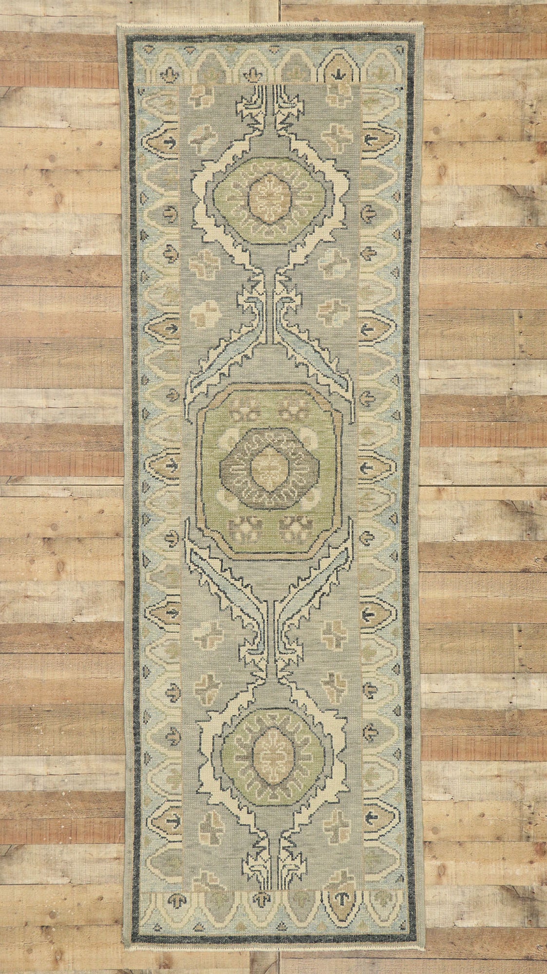 3 x 10 Contemporary Turkish Oushak Runner 52948