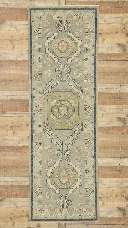3 x 10 Contemporary Turkish Oushak Runner 52948