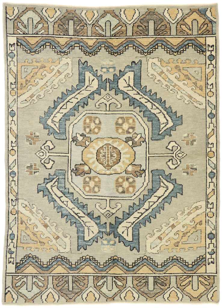 5 x 7 Contemporary Turkish Oushak Rug 52949