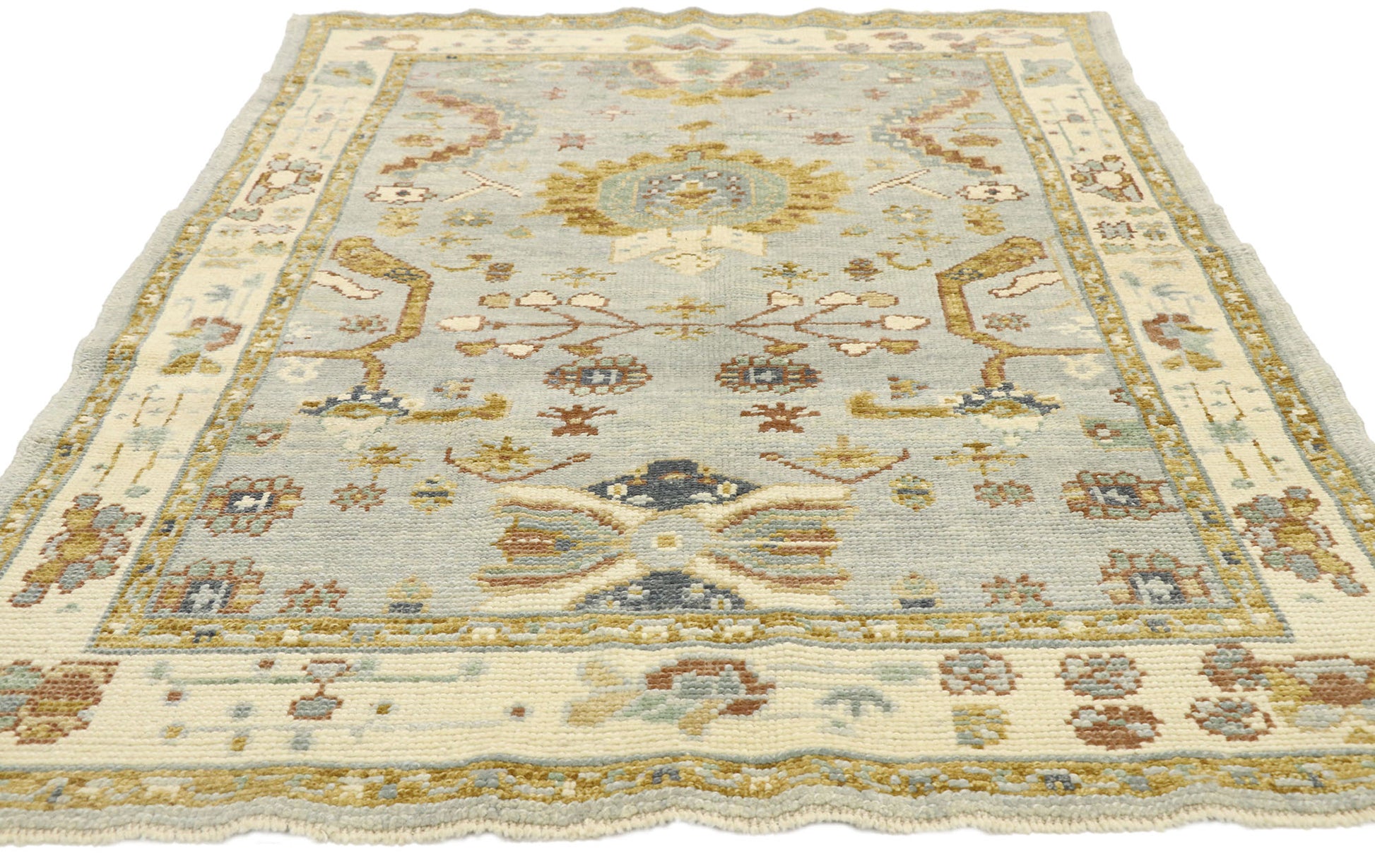 4 x 6 Turkish Oushak Rug 52950