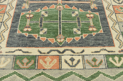 5 x 8 Contemporary Turkish Oushak Rug 52952