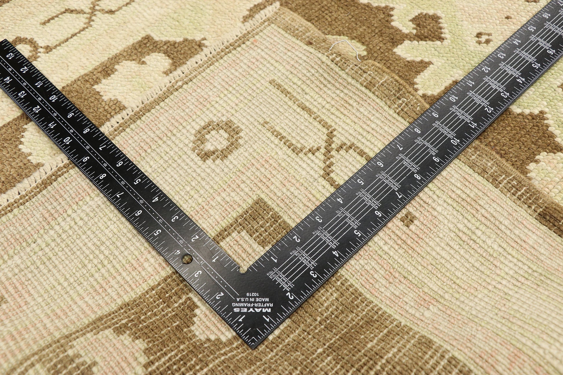 3 x 11 Earth-Tone Turkish Oushak Runner 52953