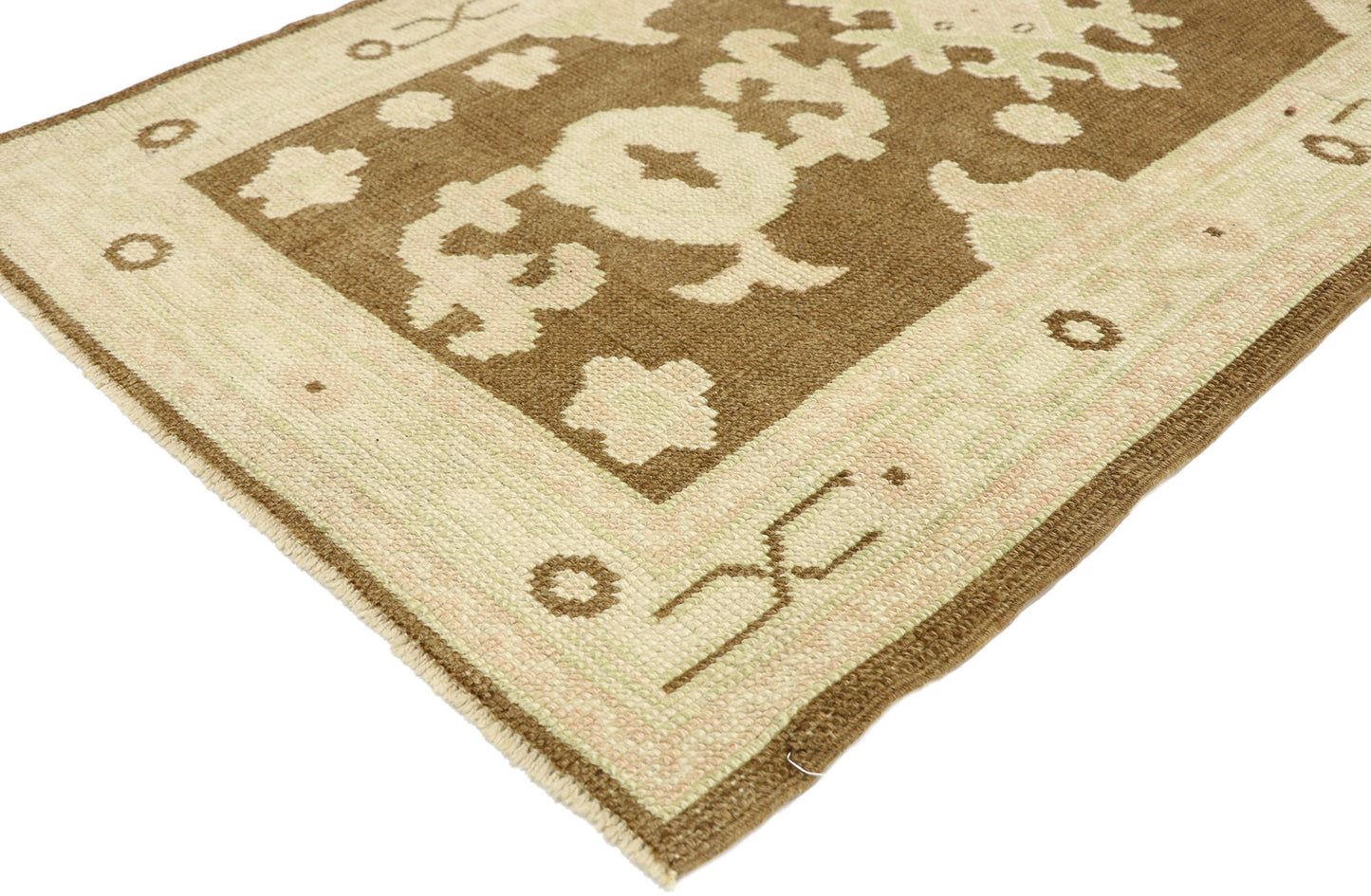 3 x 11 Earth-Tone Turkish Oushak Runner 52953