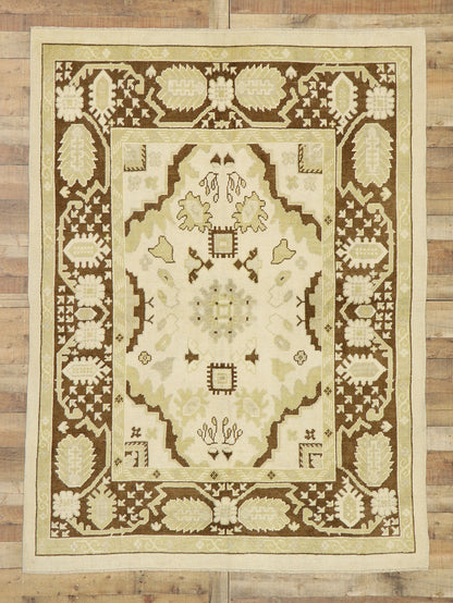 6 x 8 Contemporary Turkish Oushak Rug 52954