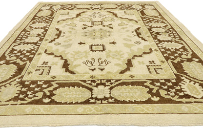 6 x 8 Contemporary Turkish Oushak Rug 52954