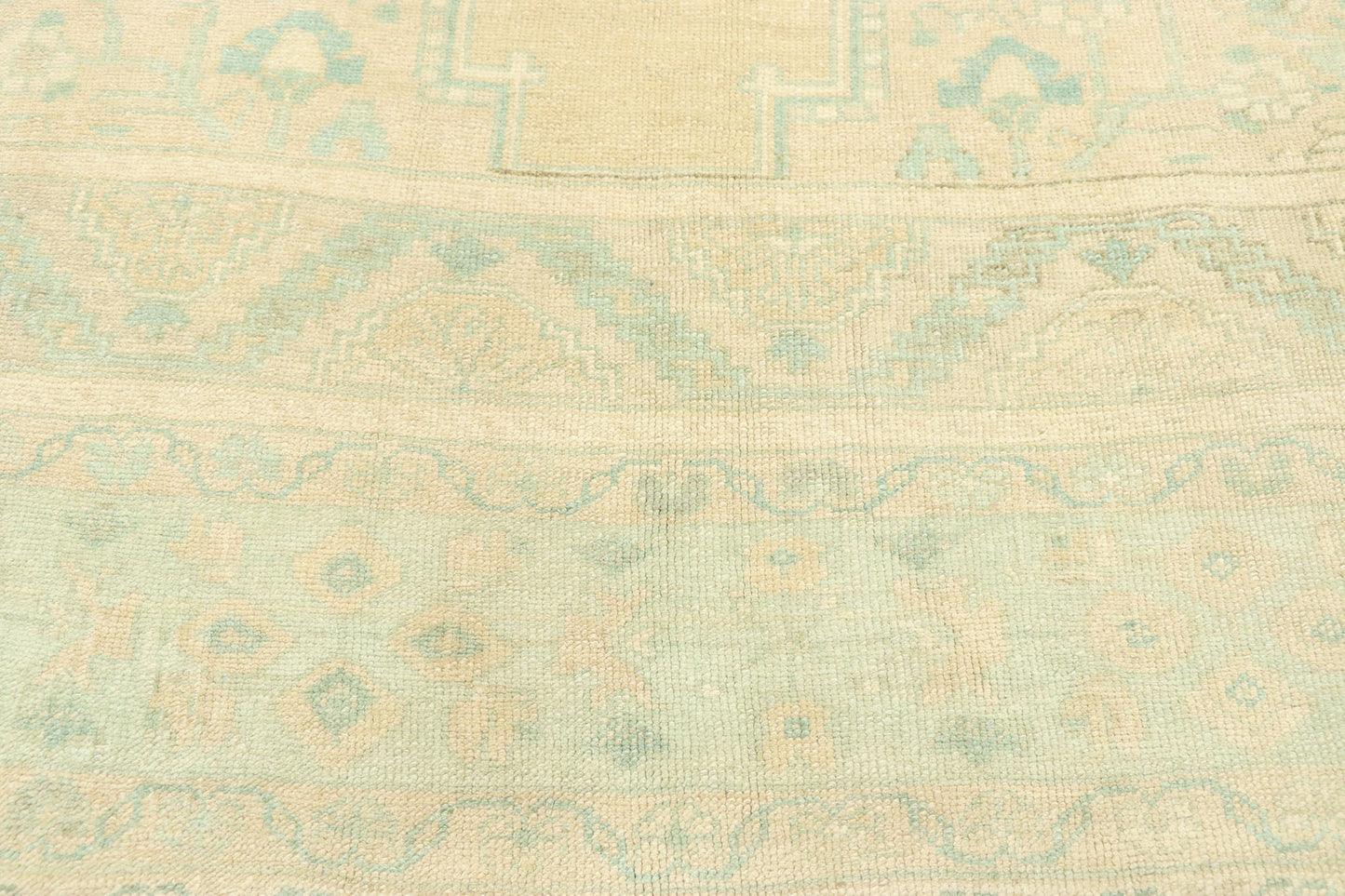 7 x 11 Vintage Turkish Oushak Rug 52955