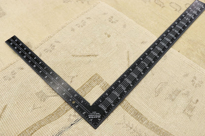 6 x 9 Vintage Neutral Turkish Oushak Rug 52960