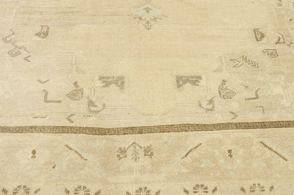 6 x 9 Vintage Neutral Turkish Oushak Rug 52960