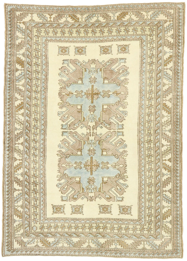 6 x 8 Modern Turkish Kazak Rug 52962