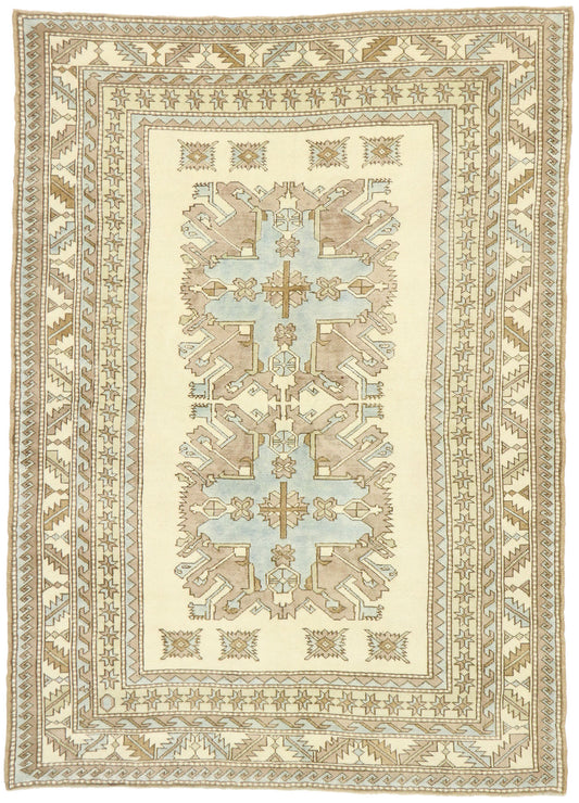 6 x 8 Modern Turkish Kazak Rug 52962