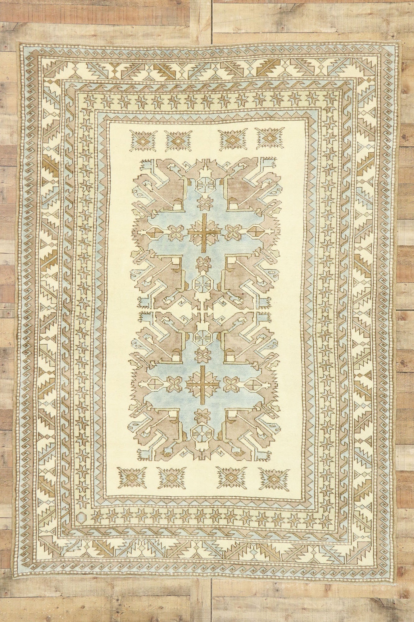 6 x 8 Modern Turkish Kazak Rug 52962