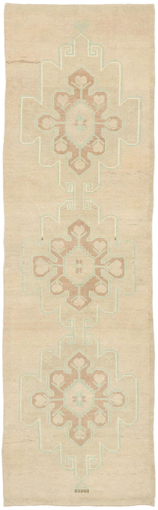 3 x 10 Vintage Turkish Oushak Rug 52963