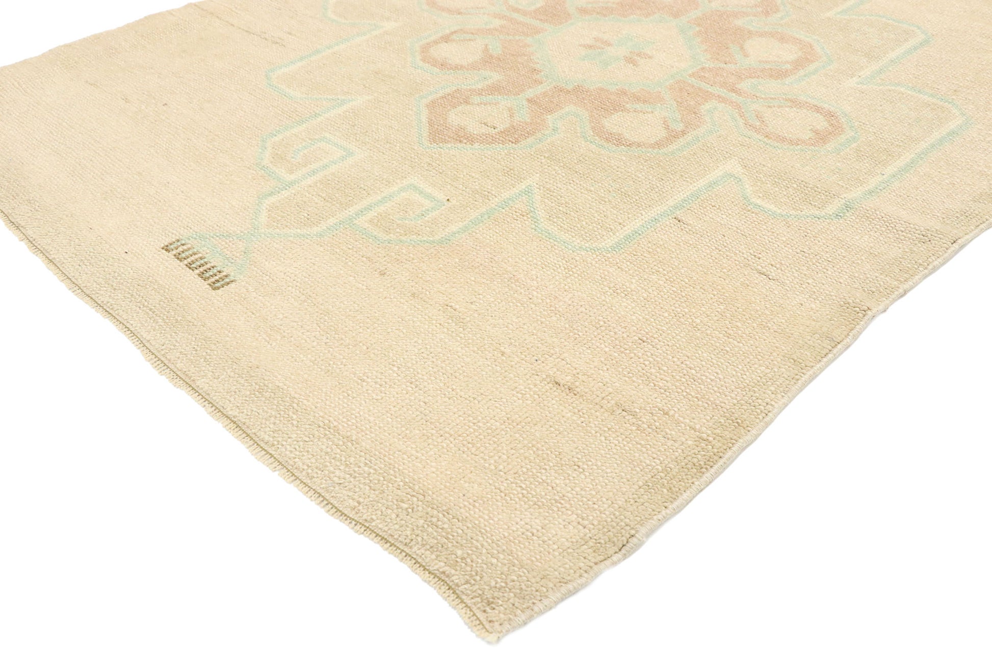 3 x 10 Vintage Turkish Oushak Rug 52963