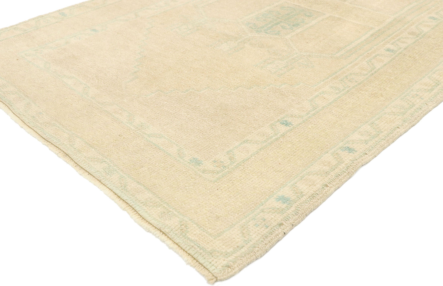 3 x 5 Vintage Turkish Oushak Prayer Rug 52968