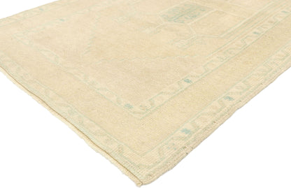 3 x 5 Vintage Turkish Oushak Prayer Rug 52968