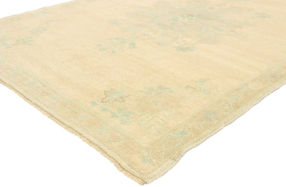 4 x 6 Vintage Turkish Oushak Rug 52969