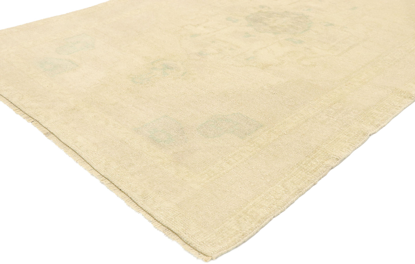 3 x 5 Vintage Turkish Oushak Rug 52971