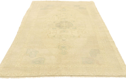 3 x 5 Vintage Turkish Oushak Rug 52971